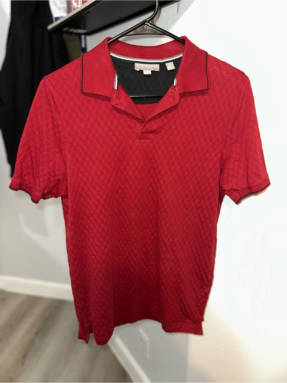 Ted Baker Crimson Textured Polo Shirt